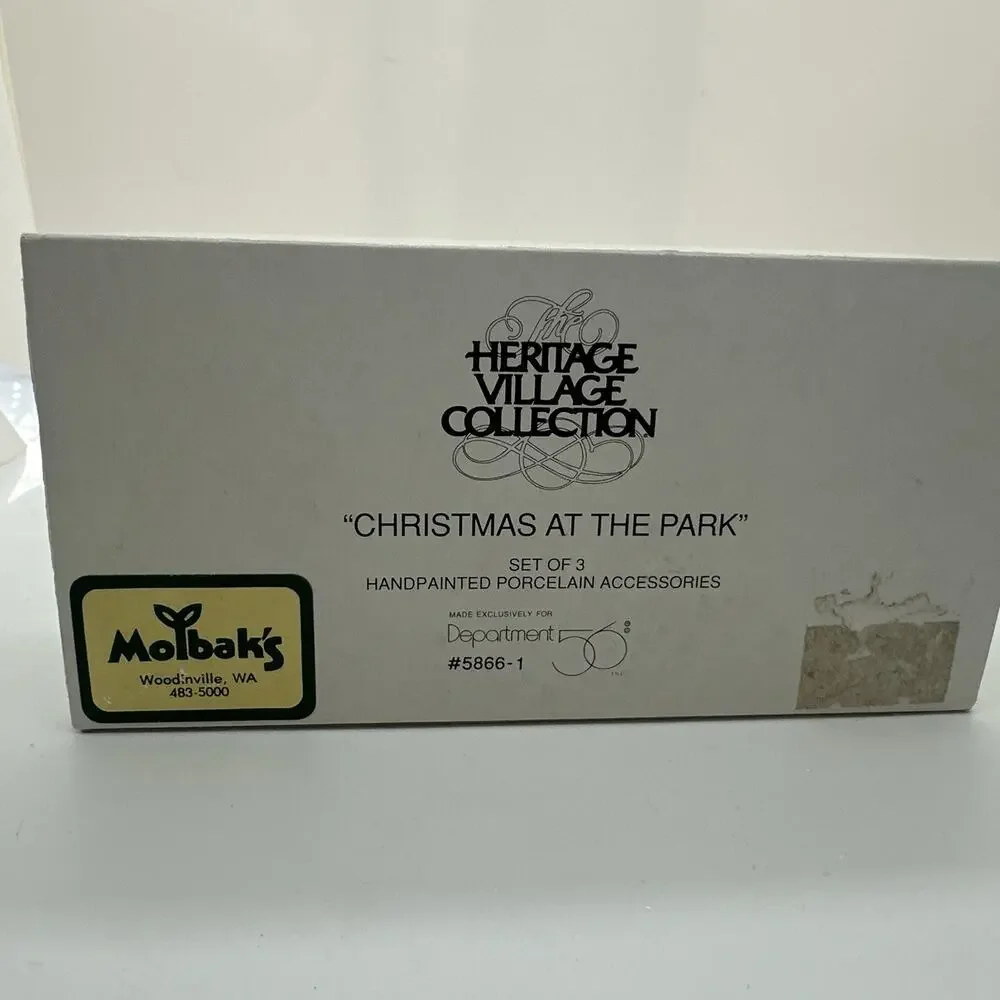 Department 56 Heritage Village Christmas At The Park Accessories Molbaks WA